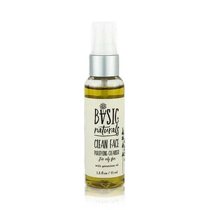CLEAN FACE - Deep Oil Cleanser, Face and Neck Cleansing, Alcohol-Free, Natural - Picture 1 of 1