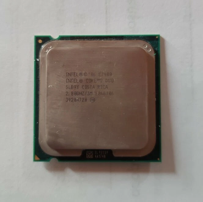 Intel core 2 duo E 7400  Socket LGA 775 2.80ghz Dual Core  - Immagine 1 di 1