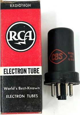 Tubo de vacío de radio/amplificador/TV con caja CBS 6SK7 - ¡PROBADO Y GARANTIZADO! Foto 1 de 4