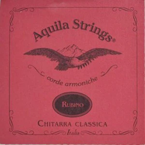 Juego de cuerdas de guitarra clásica de tensión normal Aquila Rubino 132C cuerdas agudas nuevo - Imagen 1 de 1