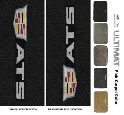 Lloyd Mats Ultimat Cadillac ATS Sideways Logo Front Floor Mats (2015-2019) — 第 1/4 张图片