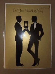 Papyrus schöne Hochzeitskarte "gleichgeschlechtlich" (Bräutigam & Bräutigam) - Bild 1 von 6