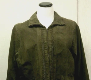 JL Studio JESSICA LONDON WASHABLE BROWN SUEDE Jacket Women's 16W MSRP: $99.99 - Picture 1 of 7