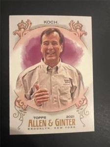 2021 Topps Allen & Ginter #233 Jim Koch Brewer Entrepreneur Samuel Adams Beer