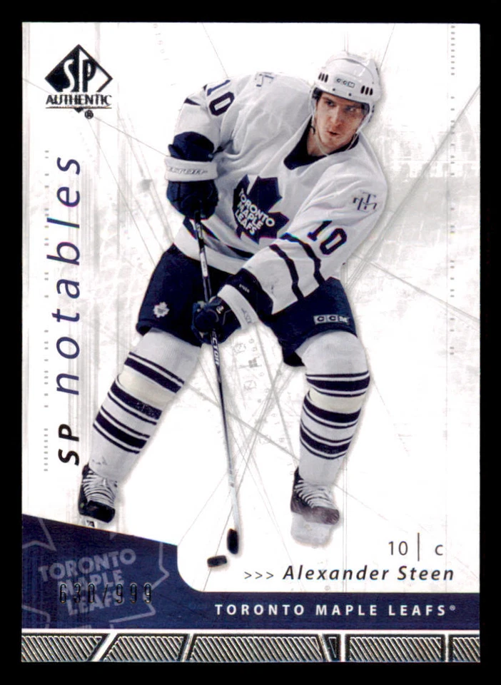 2006-07 SP Authentic #104 Alexander Steen N /999 - Image 1 of 2
