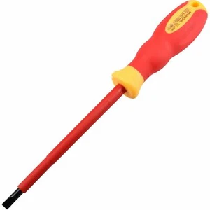 5.5mm x 125mm VDE Insulated Soft Grip Electrical Electricians Screwdriver Flat - Bild 1 von 3