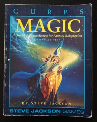 GURPS Magic Second Edition Steve Jackson Games (paperback, 1994) OOP - Image 1 of 4
