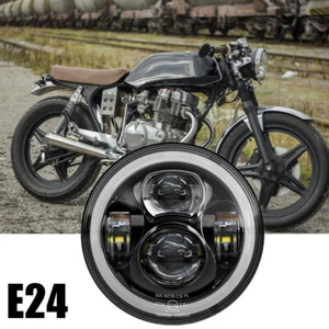 7" LED HEADLIGHT For HONDA CB250N CB400N SUPER DREAM CD250U CM200T CUSTOM - Picture 1 of 7