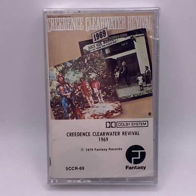 Creedence Clearwater Revival 1969 Cassette Tape 1978 Fantasy 5CCR-69 SEALED NOS Foto 1 de 4