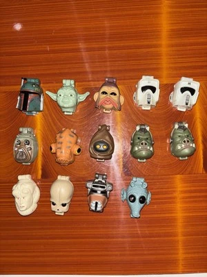 Lote de mini cabezas Micro Machines Star Wars 1996 - con micro figura Foto 1 de 4