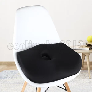 Black Seat Cushion Pillow Memory Foam Firm Pad Pain Relief for Office Chair Car - Bild 1 von 6