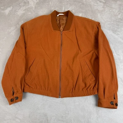 VTG Mondo De Marco Bomber Jacket Mens 40 Brown Preowned Full Zip Outdoor Retro - Image 1 of 4