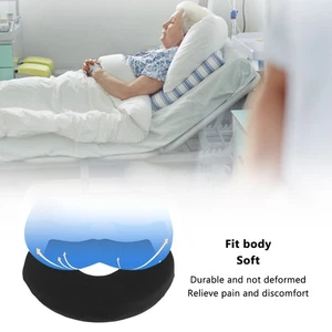 ˜11.8in Donut Tailbone Cushion Sponge Washer Hemorrhoid Treatment Bedsore Pillow - Picture 1 of 22