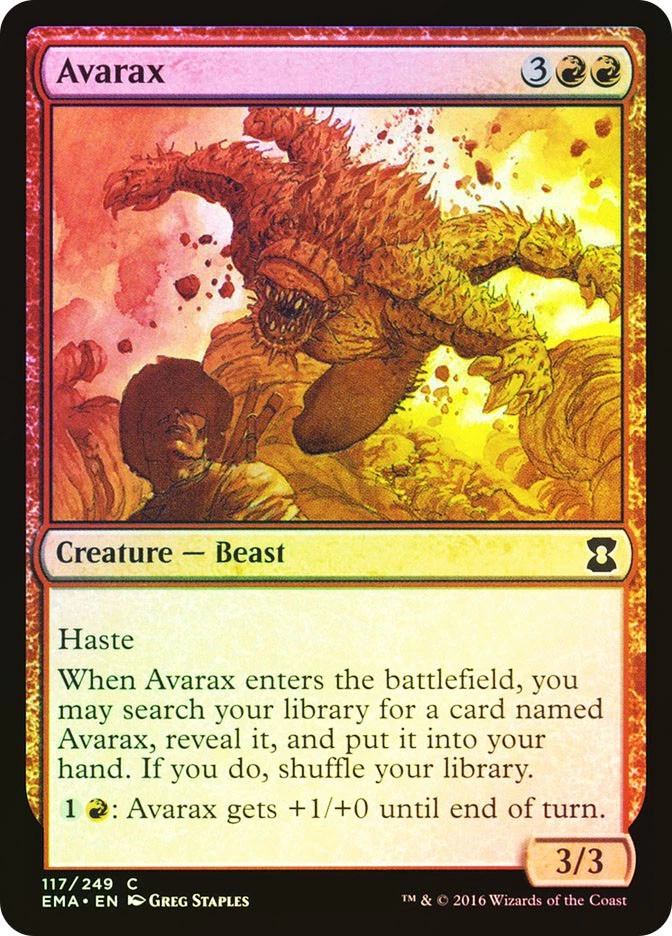 MTG FOIL Avarax  - Eternal Masters #117 - Image 1 of 1