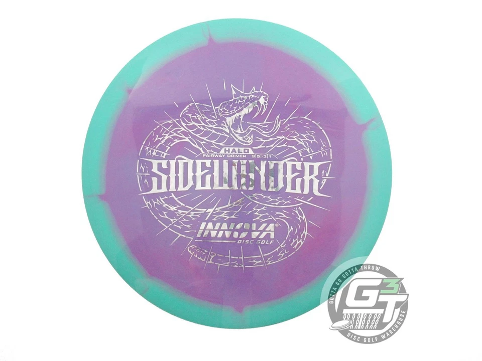 NEW Innova Halo Star Sidewinder 173-175g Seafoam-Purple Driver Golf Disc - Image 1 of 1