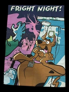 Banderín Bandera Vintage Scooby Doo Noche de Miedo Halloween 2 Caras 30 X 41 - Imagen 1 de 4