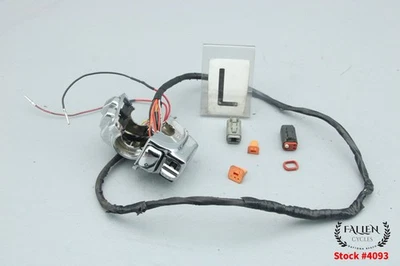 Harley Road King 2003 conjunto de interruptor de control izquierdo video cromado #4093 Foto 1 de 4