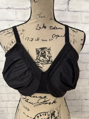 Wacoal Bra 36DDD Perfect Primer Full Figure Underwire  Seamless 855213 Black - Image 1 of 4