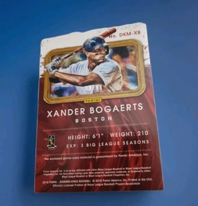 2016 DIAMOND KINGS #DKM-XB XANDER BOGAERTS DUAL JERSEY Card 88/99 BOSTON RED SOX - Picture 1 of 2