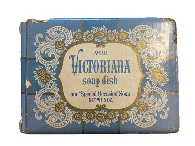 Saboneteira Avon Victoriana e sabonete para “ocasião especial” - Imagem 1 de 4