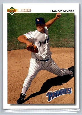 Randy Myers 1992 Upper Deck San Diego Padres #741 - Image 1 of 2