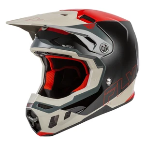 2026 Fly Racing Formula CC Glide Motocross Helmet Black Red Grey Adults - Picture 1 of 5