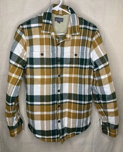 LL BEAN Hemd Herren M Signature Slim Bio Flanell Fleece gefüttert kariert Shacket - Bild 1 von 14