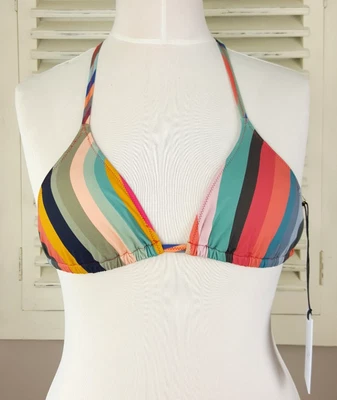 Top de bikini triángulo remolino Paul Smith para mujer con correas de espagueti (S) #9 Foto 1 de 4