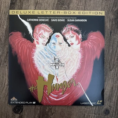 THE HUNGER 1983 Deluxe Letterbox Edition Laserdisc LD - David Bowie - Image 1 of 4