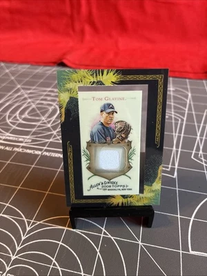 2008 Topps Tom Glavine AGR-TG Game-Worn Jersey Card - Image 1 of 4