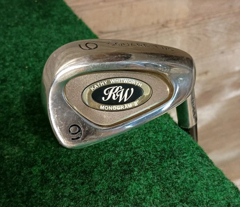 Square Two Kathy Whitworth Monogram II Single 9 Iron 35.5" Long Ladies Graphite - Image 1 of 4