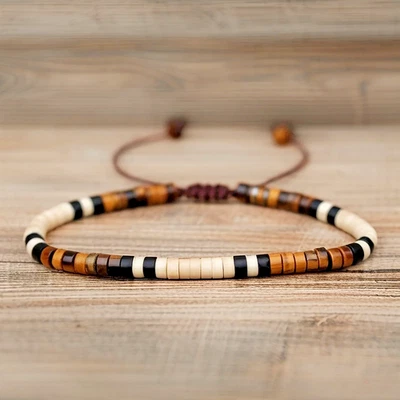 Pulsera de Reiki Ojo de Tige y Cristal de Jade Blanco Cuentas Equilibrio Curativo Hecha a Mano Foto 1 de 2