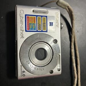 Sony Cybershot DSC-W50 6,0 MP kompakte Digitalkamera Y2K Digicam