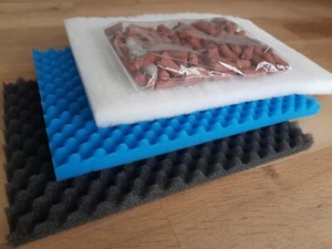 KIT AGGIORNAMENTO FILTRO CONTENITORE - 1kg BIOHOME ULTIMATE, SCHIUME + SFERE DI AVVIAMENTO FILTRO - Foto 1 di 8