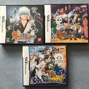 Lot 3 Gintama Yorozuya Daisoudou Gintoki vs Hijikata Quest Nintendo DS Japan Ver - Picture 1 of 4