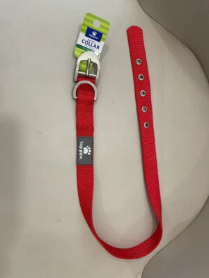 b) Dog collar by Top Paw with Buckle collar clasp NEW adjustable various colors