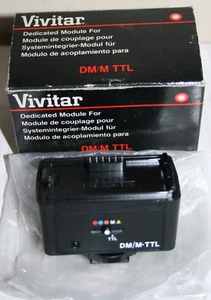 Vivitar Dedicated Electronic Flash Module For DM/M TTL Minolta 3000 / 4000 - NOS - Picture 1 of 8