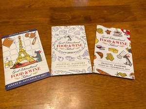 2017/2018/2019 WDW EPCOT FOOD & WINE Passport & Postcard *NEW* condition - Picture 1 of 5