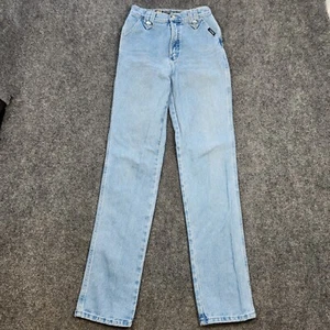 Vintage Rocky Mountain Rockies Jeans Womens 5 Bareback Western Cowboy Studded - Picture 1 of 16