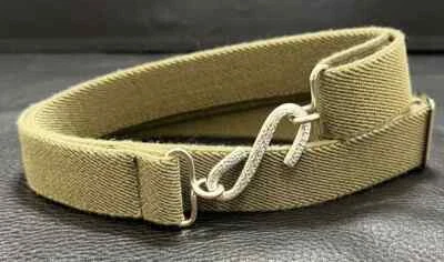 Elasticated Snake Belt 25mm Olive Green Adult Boys Mens Girls xl xxl xxxl V49 - Image 1 of 4