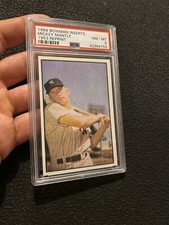 Mickey Mantle PSA 8 Bowman INSERT 1989 Card Vintage Jumbo INVEST Man Cave GIFT