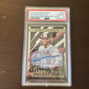 2022 Bowman’s Best Baseball Jackson Holliday Auto /99 PSA 10 #1 MLB Prospect O’s
