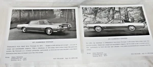2 Original 1971 Oldsmobile Toronado Dealer Promo 8 x 10 Photo's  Front wheel Drv - Picture 1 of 8