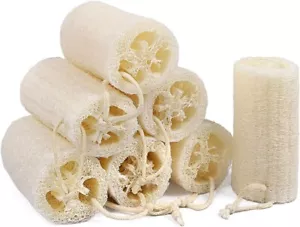 7 Pack Natural Loofah Body Scrubber Sponge, 5 Inches Organic Luffa for Exfoliati - Picture 1 of 8