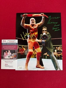 Foto de Hulk Hogan / Jimmy Hart, "Autografiada" (JSA) 8x10 (Escasa / De colección) WWE - Imagen 1 de 1
