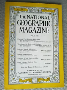 National Geographic 1951 Languedoc Labrador Canoe Spain Silkworm Gut Idaho Logge - Picture 1 of 3