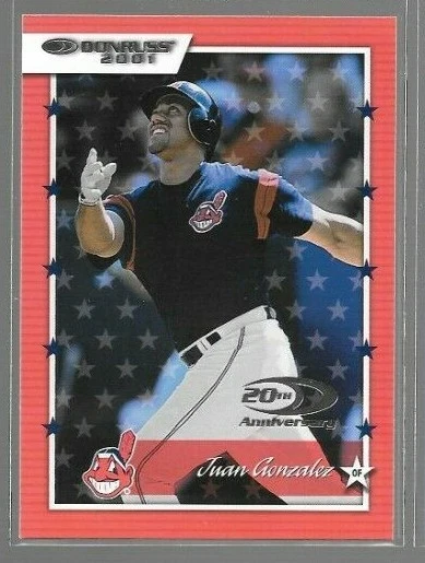 2001 Donruss Juan Gonzalez #37 Indians - Image 1 of 1