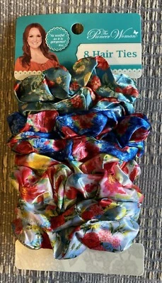 Paquete de 8 corbatas florales Scrunchie Pioneer Woman Foto 1 de 2