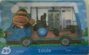Animal Crossing New Horizons  Louie  (30) Wohnwagen Spielkarte - Picture 1 of 1