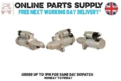 Starter Motor For Porsche Cayman 3.4 Petrol 2013 to 2016 1.7kW - Image 1 of 4